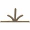 Ekena Millwork Richland Rough Sawn Timber Gable Bracket, Douglas Fir, 72"W x 45"H x 2"D x 4"F, 15/12 Pitch GBW072X45X0204RIC00RDF - alternate 4
